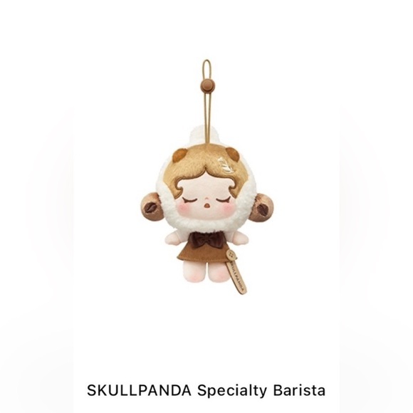 POP BEAN Coffee Factory Plush skullpanda NIB - Picture 1 of 8